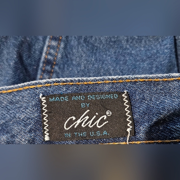 Chic Classic Blue Denim Jeans Size 20 W - Picture 5 of 8